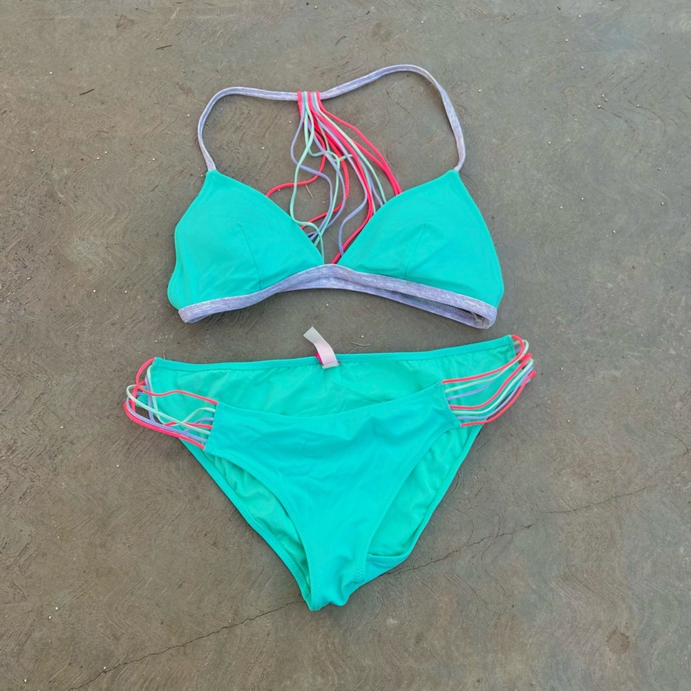 VICTORIA’S SECRET | Aqua Blue Turquoise 2 Piece Swimsuit M